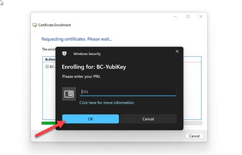 yubikey no valid certificates found